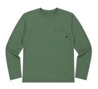 Finn Mayfly Long Sleeve Moose Field Green
