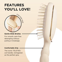 Detangler Hair Brush for Fine Hair Tan