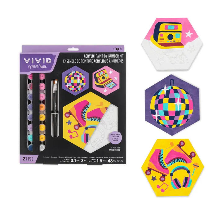 Momenta VVD 3 Pack Canvas Hex Shape