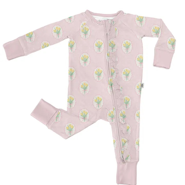 LS CONVERTIBLE  ZIP PJ FANCY TULIPS