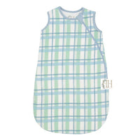HAMNER HILL BLUE AND GREEN CHECK SLEEP SACK