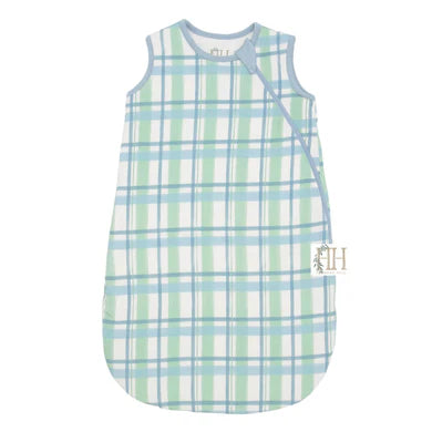 HAMNER HILL BLUE AND GREEN CHECK SLEEP SACK