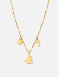 ELEVATED FAITH SALVATION CHARM NECKLACE