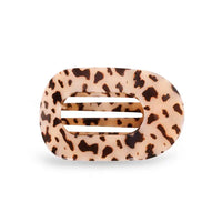 TELETIES BLONDE TORTOISE MEDIUM FLAT ROUND CLIP
