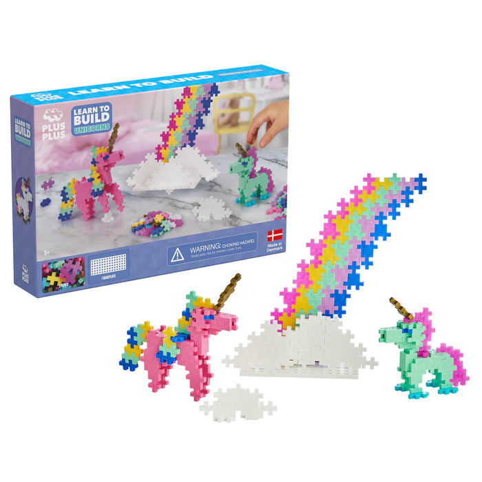 PLUS PLUS LEARN TO BUILD UNICORNS