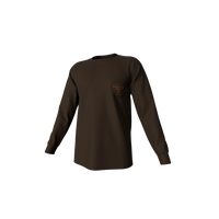 SOUTHERN POINT CO. YOUTH LS VINTAGE CIRCLE GREYTON LONG SLEEVE POCKET TEE GUNSTOCK