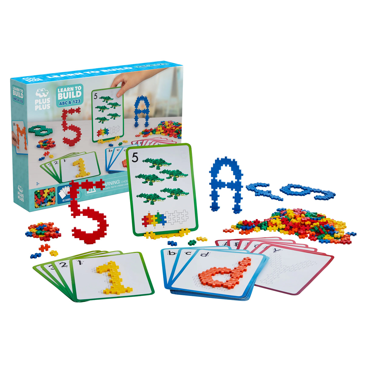 PLUS PLUS LEARN TO BUILD ABC & 123