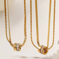 Josslyn 18K Stainless Steel Tarnish Free Layered Necklace
