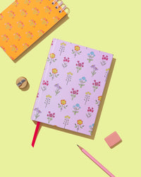 PINK WILDFLOWERS NOTEBOOK