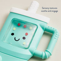 Itzy Ritzy Bitzy Shake™ - Silicone Teether with Rattle: Tumbler