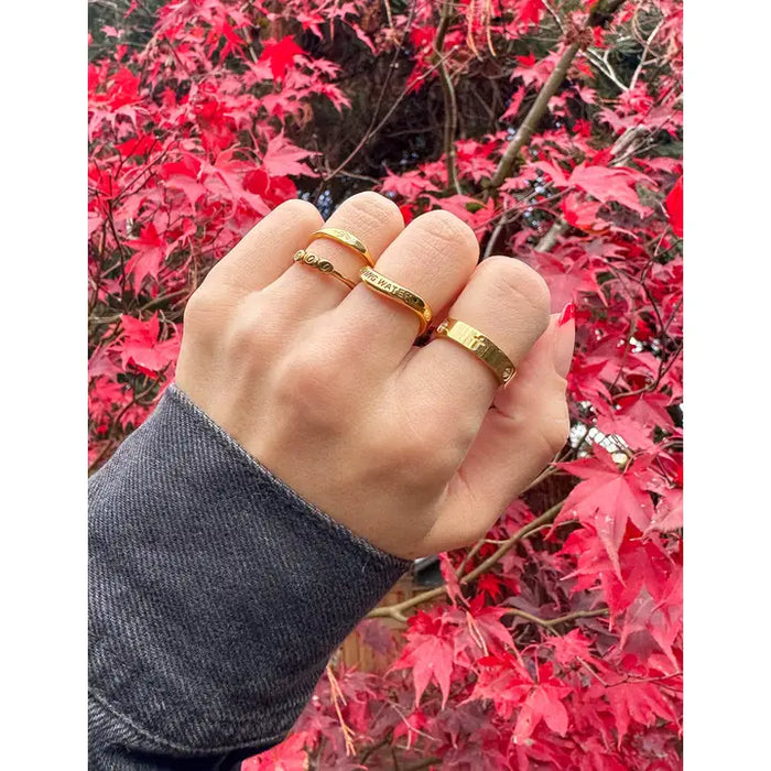 ELEVATED FAITH ETERNITY GEM RING