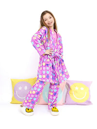 PREPPY GOOSE SMILEY FACE PLUSH PANT