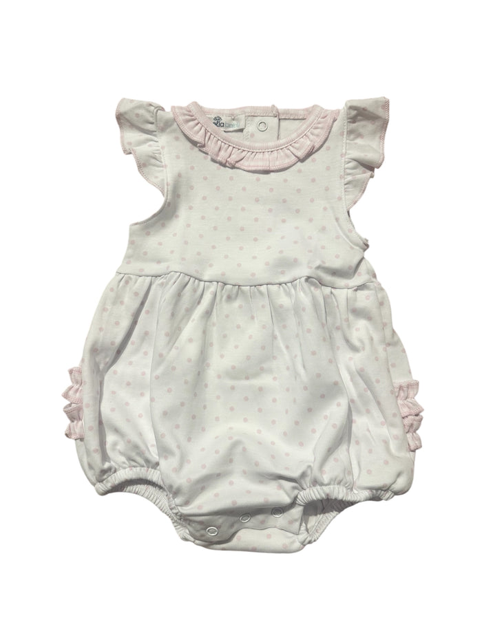 MAGNOLIA BABY GINGHAM DOTS RUFFLE FLUTTERS BUBBLE