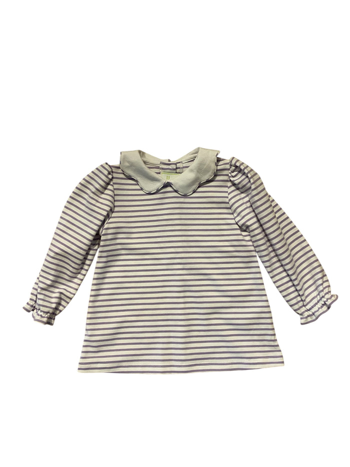 ZUCCINI KIDS BRYAR BLOUSE LAVENDER KNIT