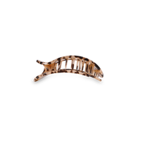 TELETIES BLONDE TORTOISE SMALL FLAT ROUND CLIP