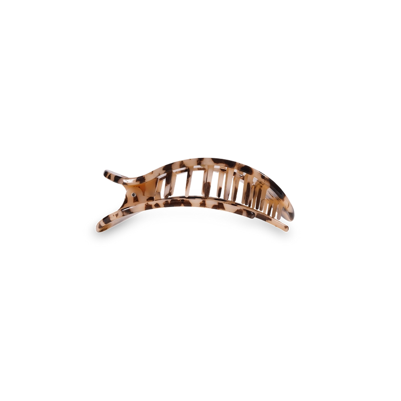 TELETIES BLONDE TORTOISE SMALL FLAT ROUND CLIP