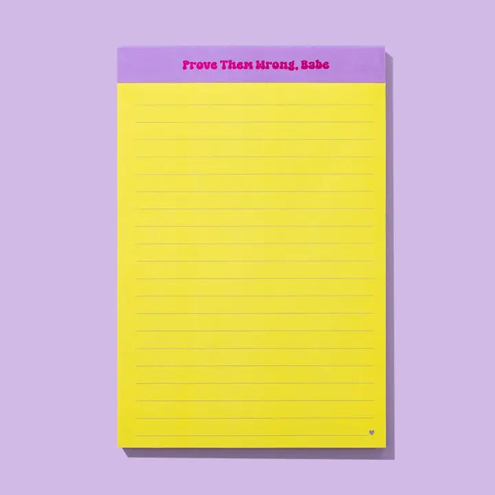 Prove Them Wrong List Pad