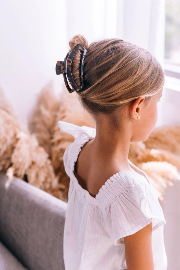 TELETIES OPEN TORTOISE MEDIUM HAIR CIP