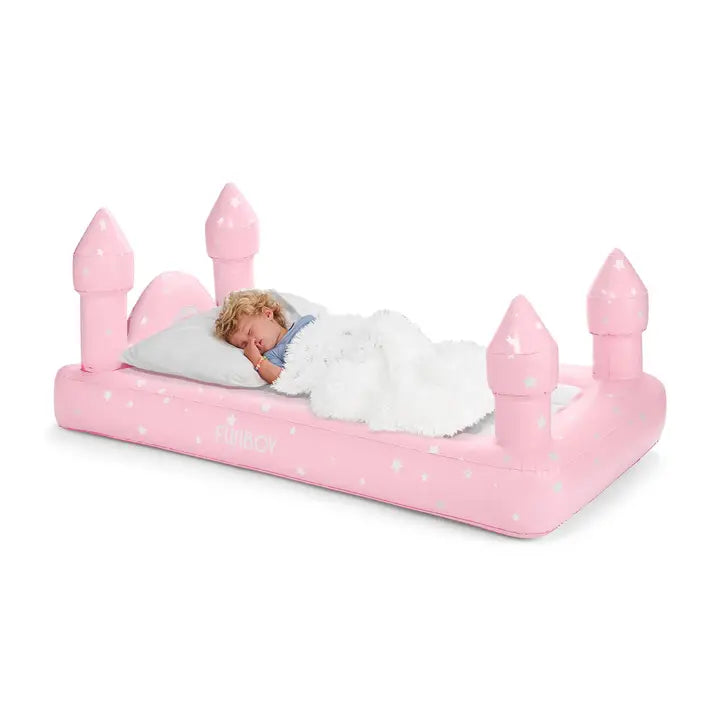 FUNBOY PINK CASTLE SLEEPOVER KIDS AIR MATTRESS