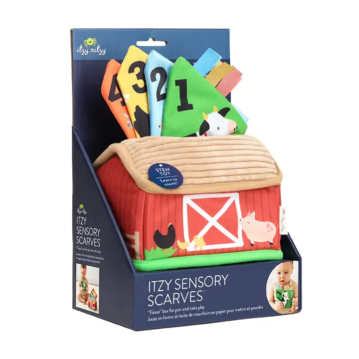 ITZY RITZY SENSORY SCARVES FARM