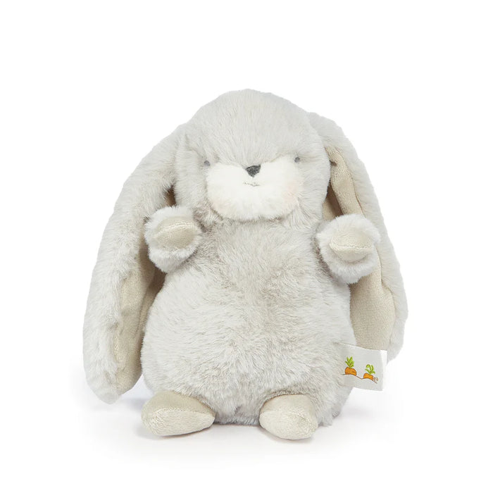 Plush toy rabbit on a white background