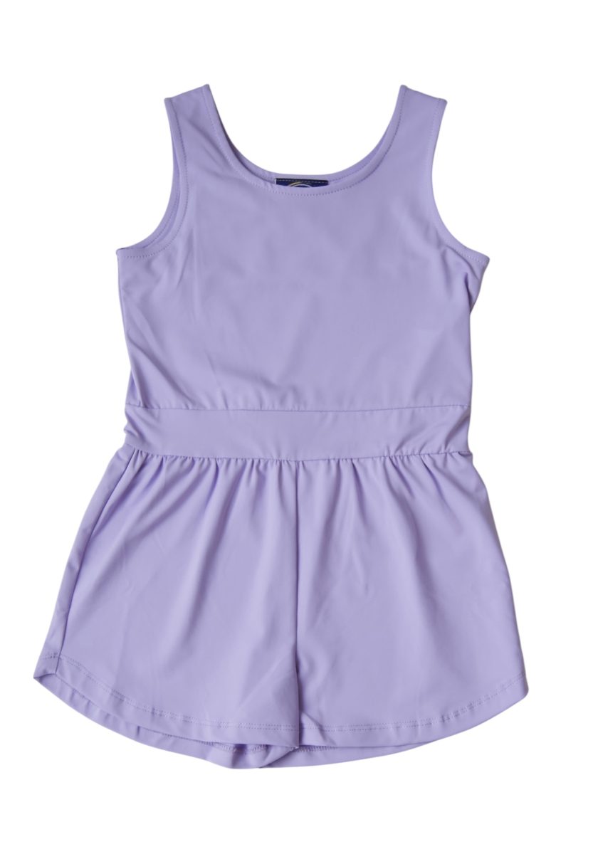 LAYLA ATHLETIC ROMPER PURPLE