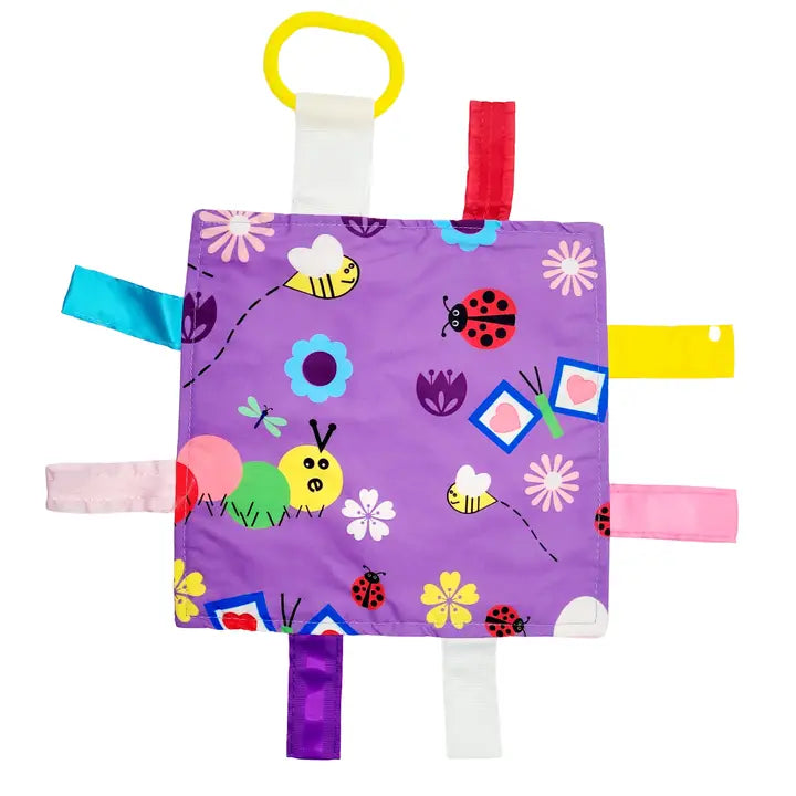 BABY JACK GARDEN BUTTERFLY BEE CRINKLE TAG SQUARE