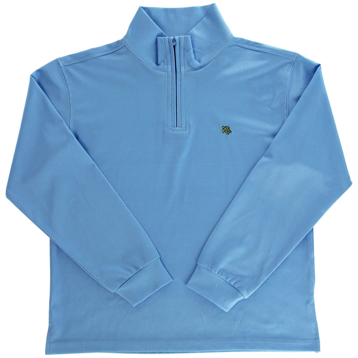 J. BAILEY PERFORMANCE HALF ZIP LIGHT BLUE