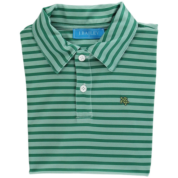 BAILEY BOYS PERFORMANCE POLO EVERGREEN