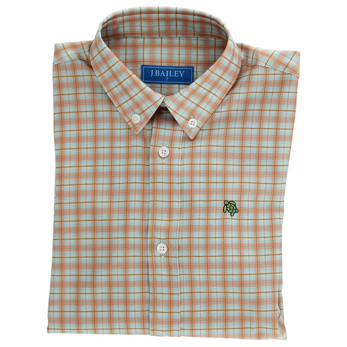 BAILEY BOYS PERFORMANCE BUTTON DOWN SPICE