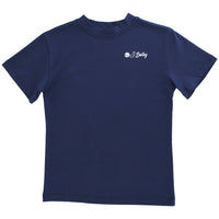 LOGO TEE BASEBALL ON NAVY