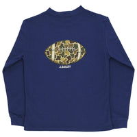 Bailey Boys Long Sleeve Logo Football Tee