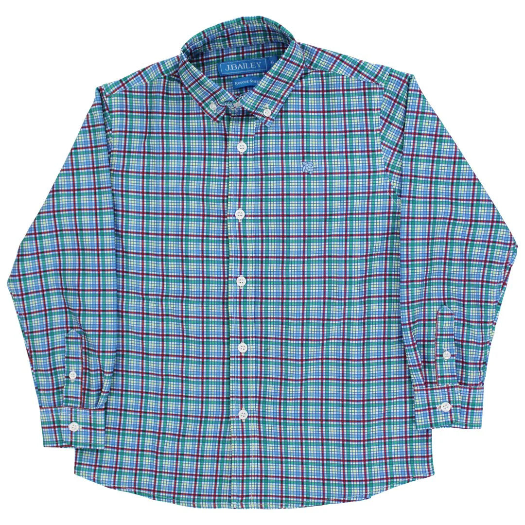 Performance Button Down Shirt Cabin Plaid