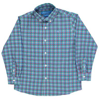Performance Button Down Shirt Cabin Plaid