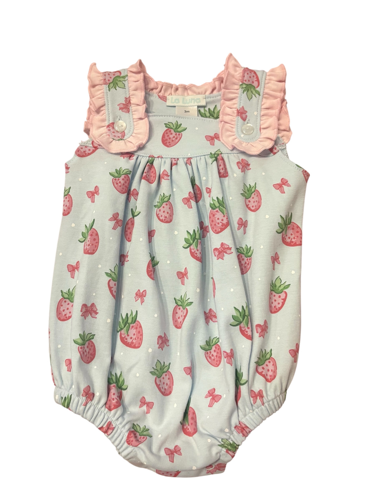 PIMA STRAWBERRY SLEEVELESS BUBBLE
