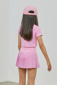 Parfum Pleated Tennis Skirt Petal Pink