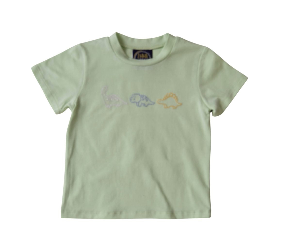 DINO LAND EMBROIDERED TSHIRT