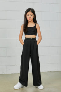 Airflow Wide Leg Pant Black