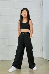 Airflow Wide Leg Pant Black