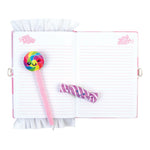 3C4G CANDY PLUSH POCKET LOCKEING JOURNAL WITH PEN