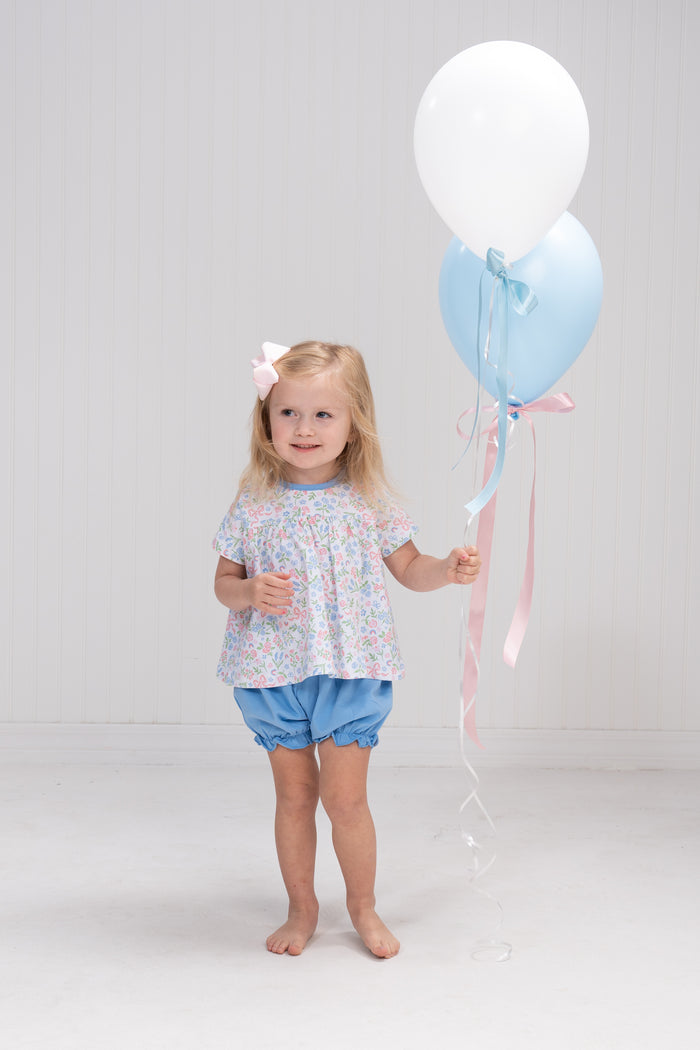 THE OAKS AVA DITSY BOW BLOOMER SET