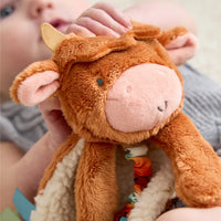 ITZY RITZY HIGHLAND COW ITZY FRIENDS LOVEY PLUSH
