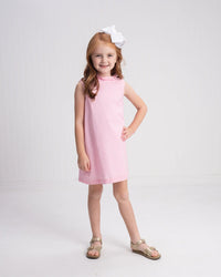 KARLA DRESS SPRING PINK LINEN