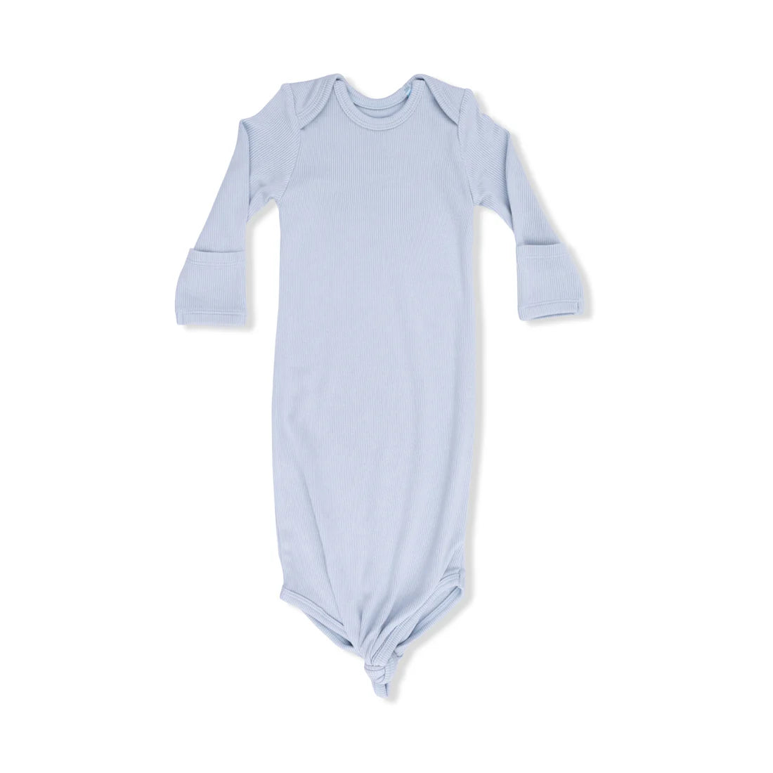 SOLID NIAGARA MIST RIB KNOTTED GOWN