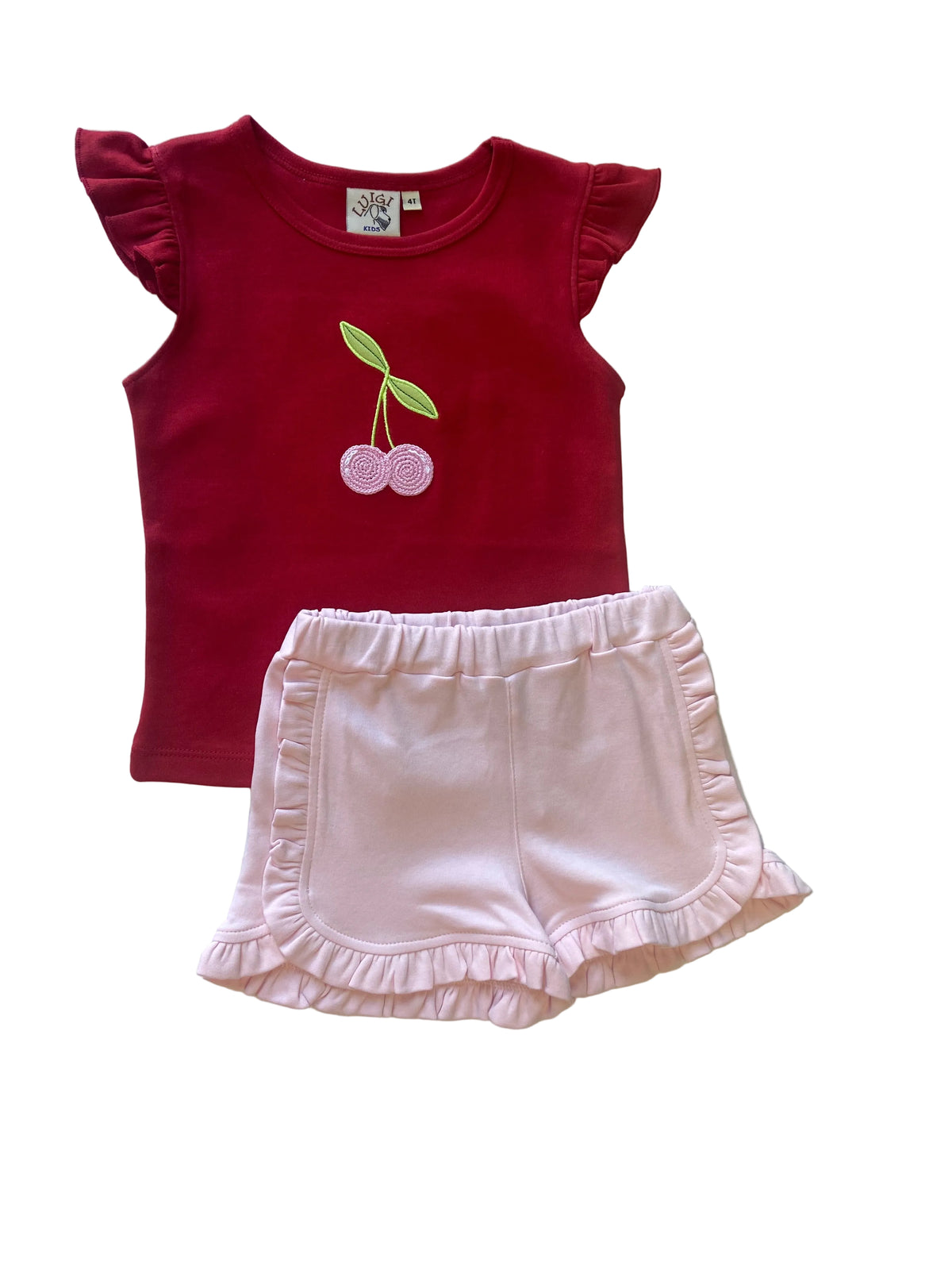 CHERRY SHORT SET