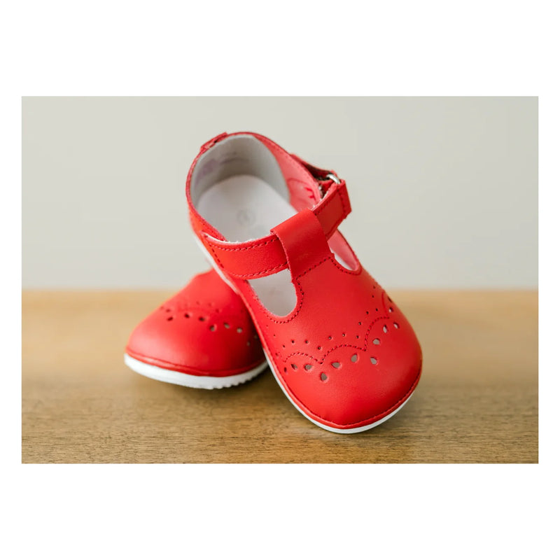 Birdie Red T-Strap Mary Jane
