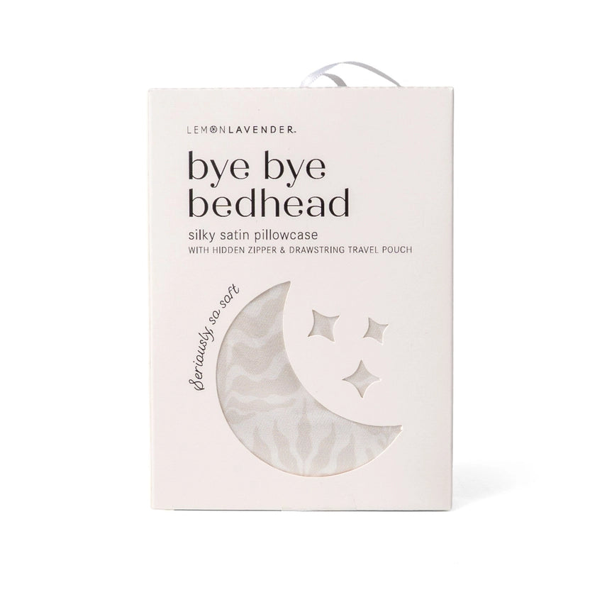 Lemon Lavender Bye Bye Bedhead Silky Satin Pillowcase