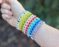 MAEVE ENAMEL STRETCH BRACELET COLORFUL