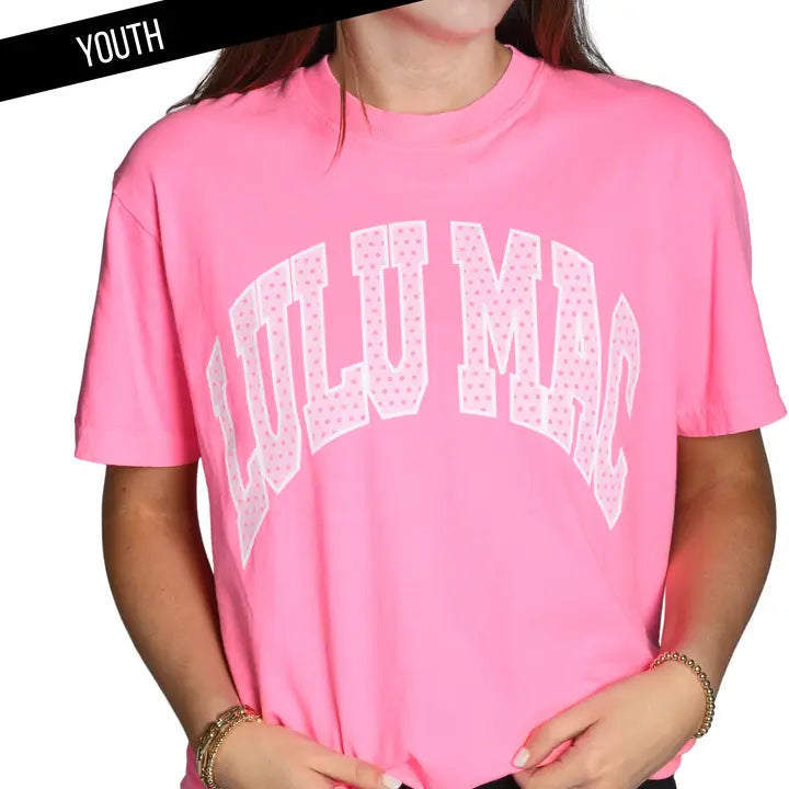 Kids Neon Pink Dots Tshirt