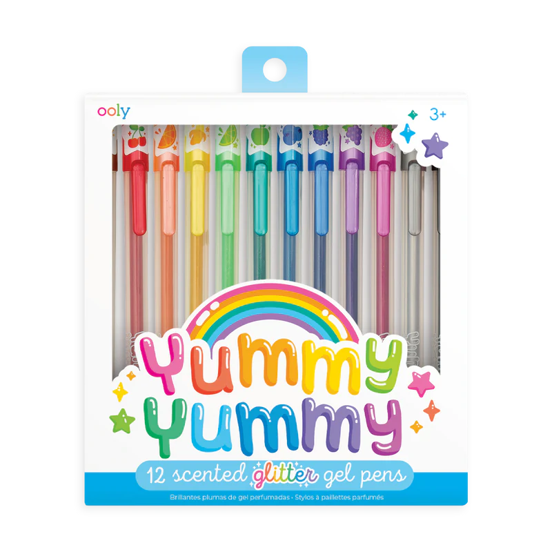 OOLY YUMMY YUMMY SCENTED COLORED GLITTER GEL PENS